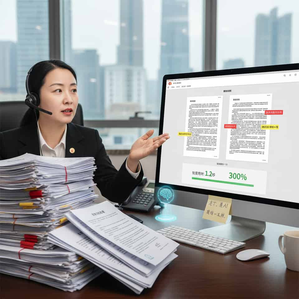 为某律所打造AI合同审查助手，效率提升300%
