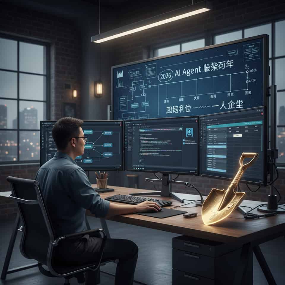 2026：AI Agent爆发元年，我们为超级个体打造了这款’黄金铲’