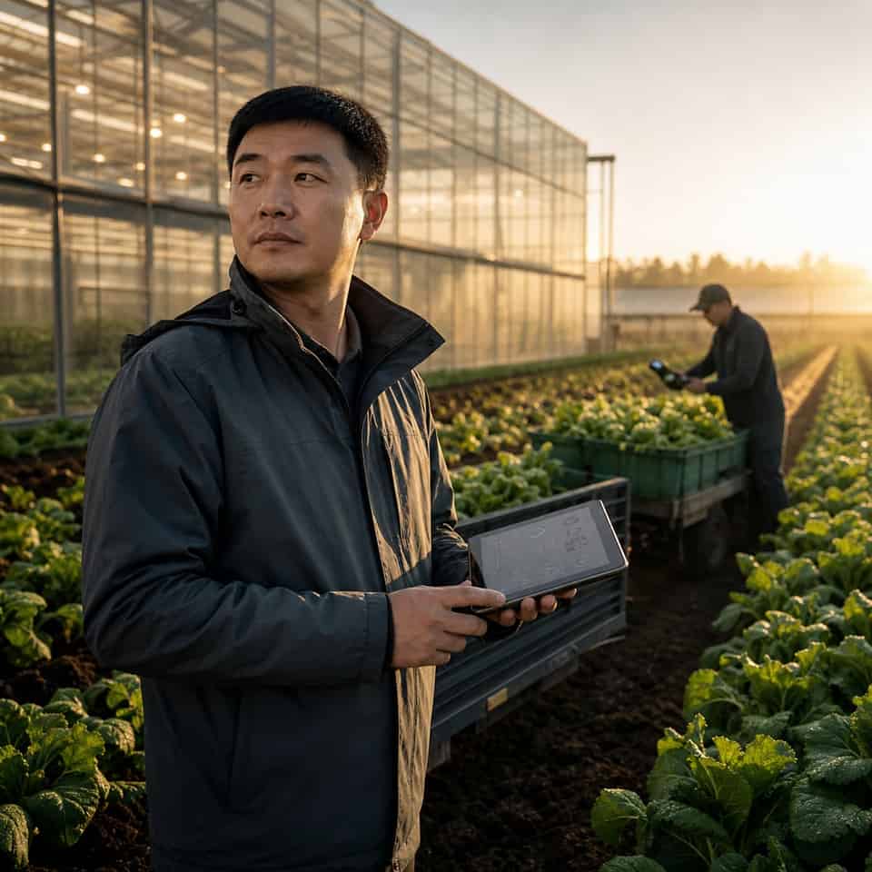 农业种植生产管理 App + 农产品溯源后台：地块档案、农事计划、投入品记录、病虫害巡查、采收批次和产销看板案例